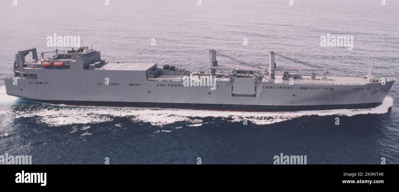 USNS Dahl (T-AKR-312) Military Sealift Command Roll-on/Roll-off Ship Stock Photo