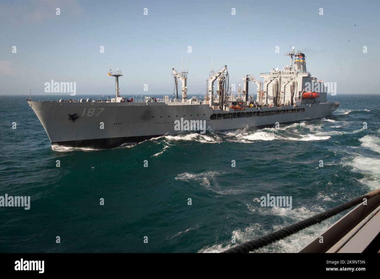 Amphibious transport dock ship USS New Orleans Stock Photo