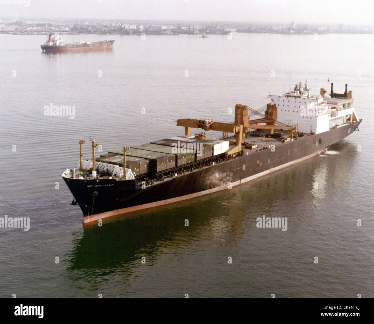 Maritime Prepositioning Ship SS SGT. MATEJ KOCAK Stock Photo