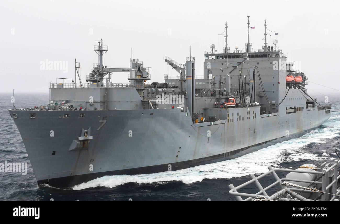 Dry cargo and ammunition ship USNS Carl Brashear (T-AKE 7) Stock Photo