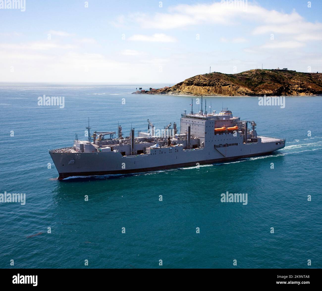 USNS Charles Drew (T-AKE-10) is a Lewis and Clark-class dry cargo ship of the United States Navy Stock Photo