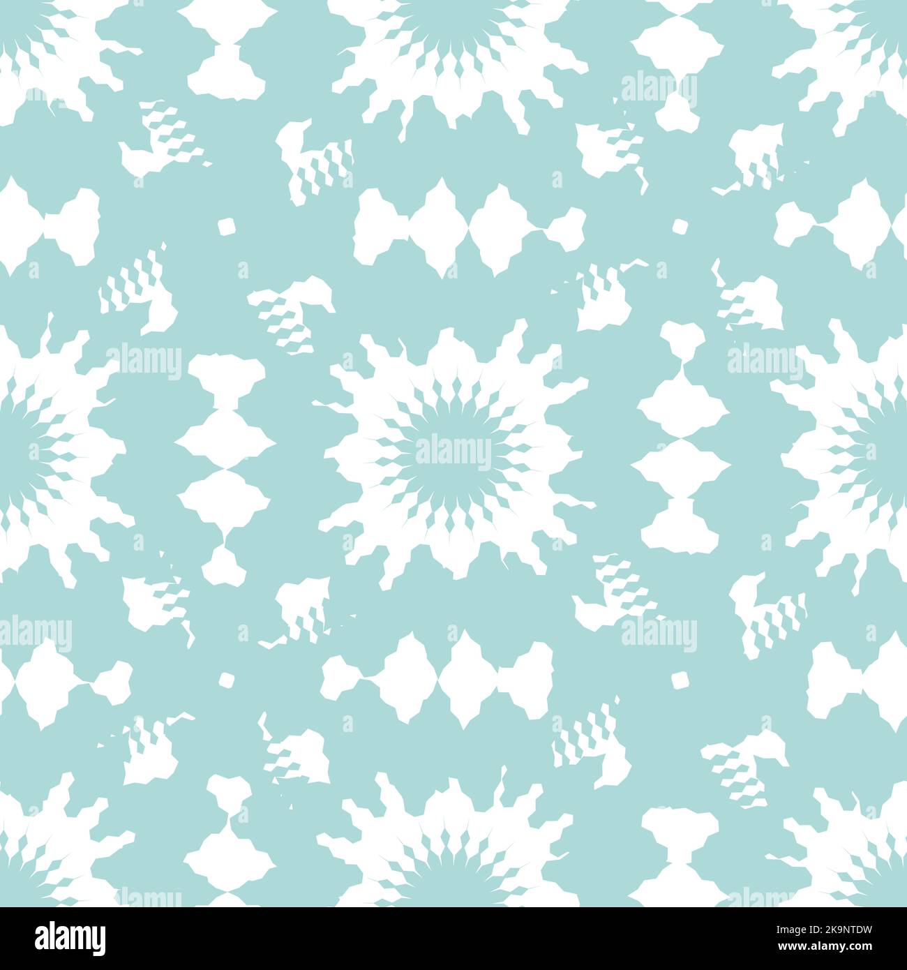 Vector seamless pattern. Decorative lacy background. Modern print texture. Stock Vector