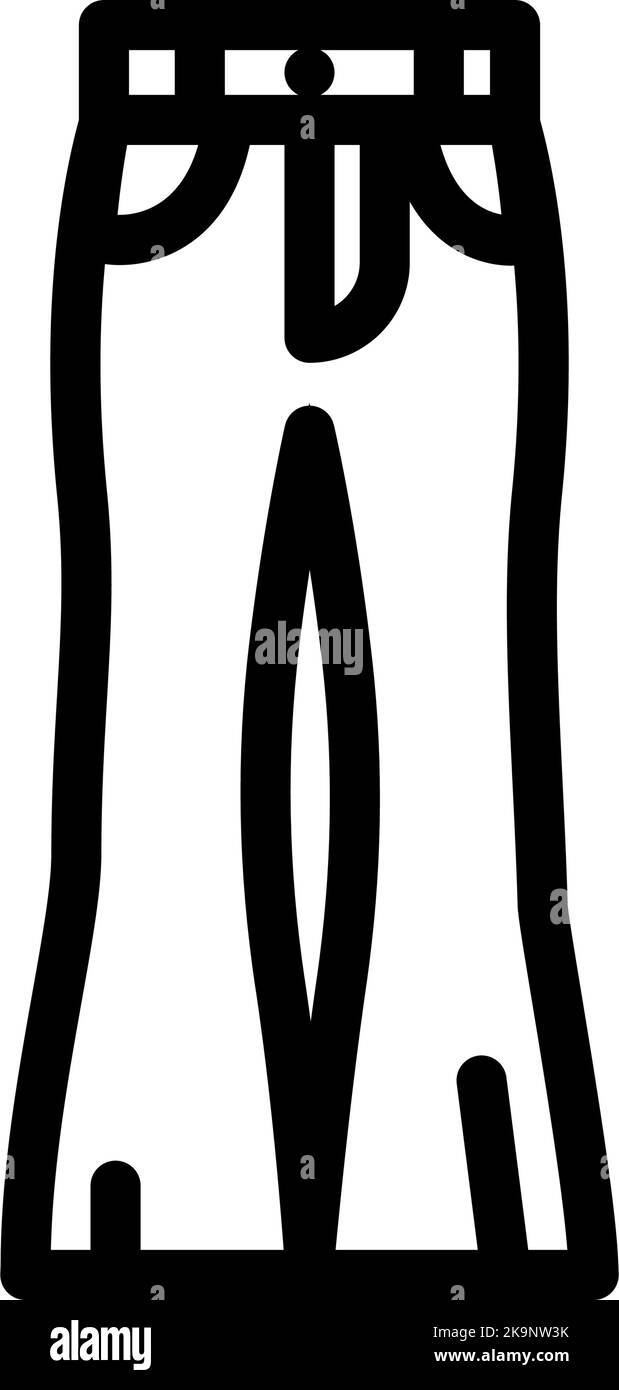 Bell bottoms jeans Cut Out Stock Images & Pictures - Alamy