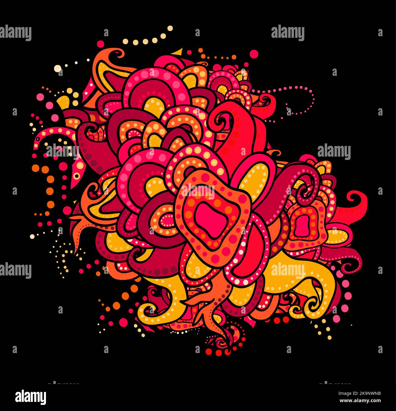 Ornate page cover, ornamental pattern template for design Stock Vector ...