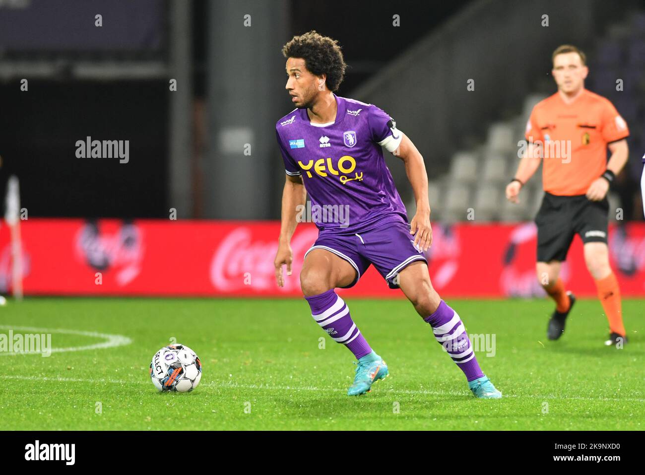 Beerschot's Ryan Sanusi pictured in action during a soccer match between K. Beerschot V.A. and RSCA Futures, Saturday 29 October 2022 in Antwerp, on day 11 of the 2022-2023 'Challenger Pro League' first division of the Belgian championship. BELGA PHOTO JILL DELSAUX Credit: Belga News Agency/Alamy Live News Stock Photo