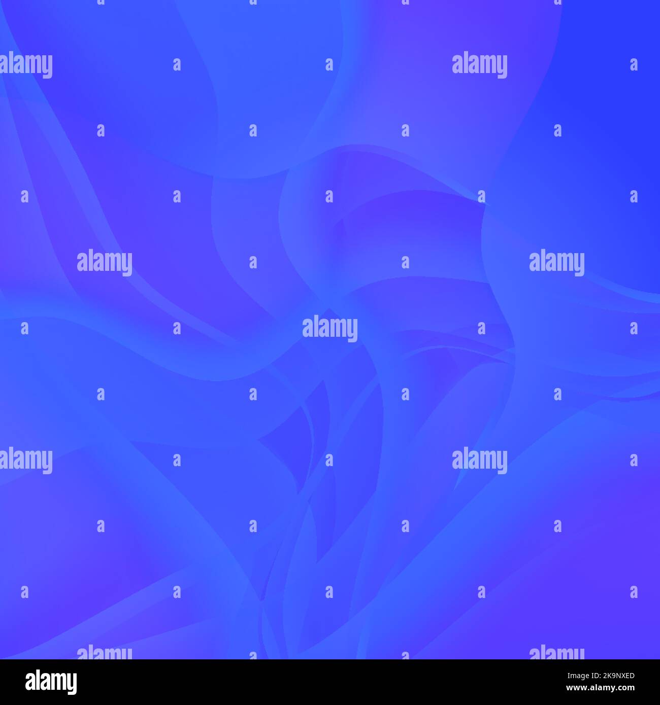 Abstract wavy blue background. Colorful glow gradient surface for design. Stock Vector