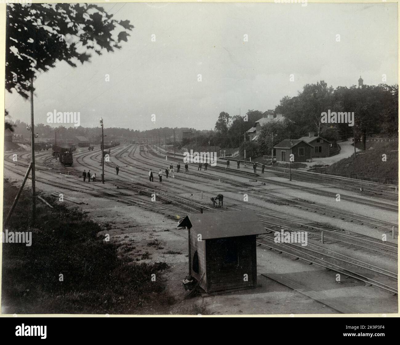 State Railways, SJ, Tomteboda Bangård Stock Photo - Alamy