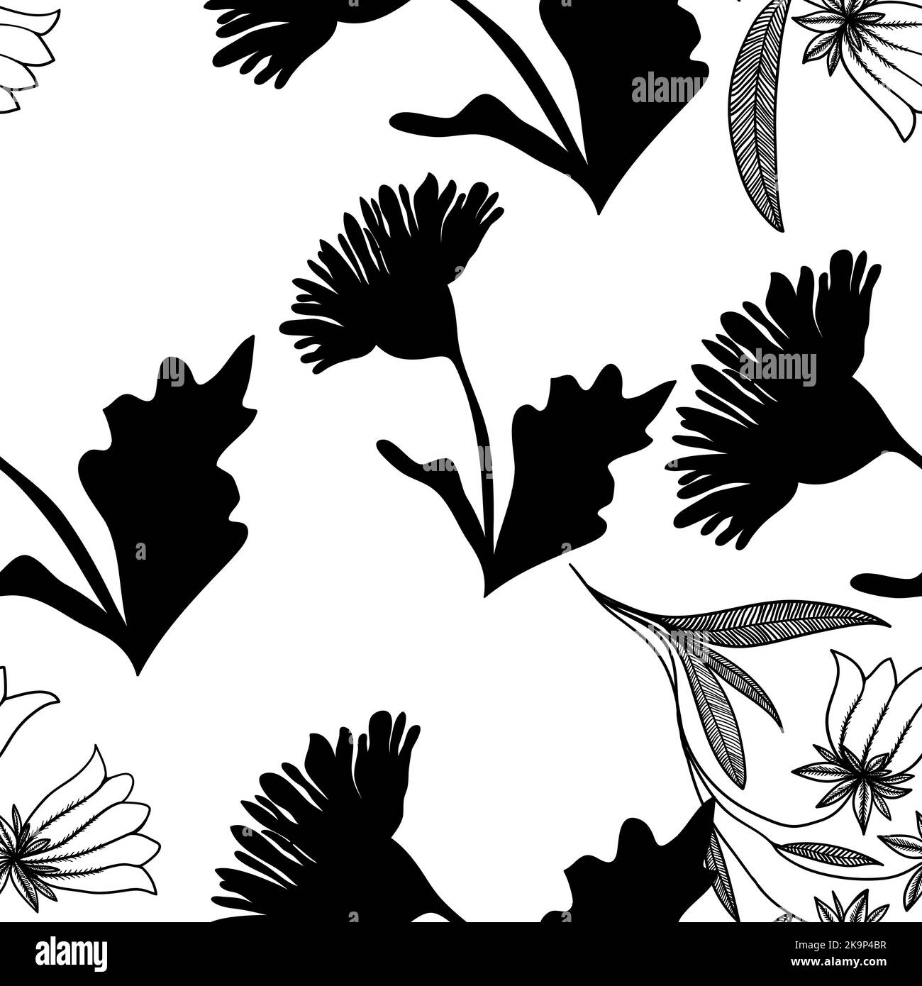 Dynamic wallpapers Black and White Stock Photos & Images - Alamy