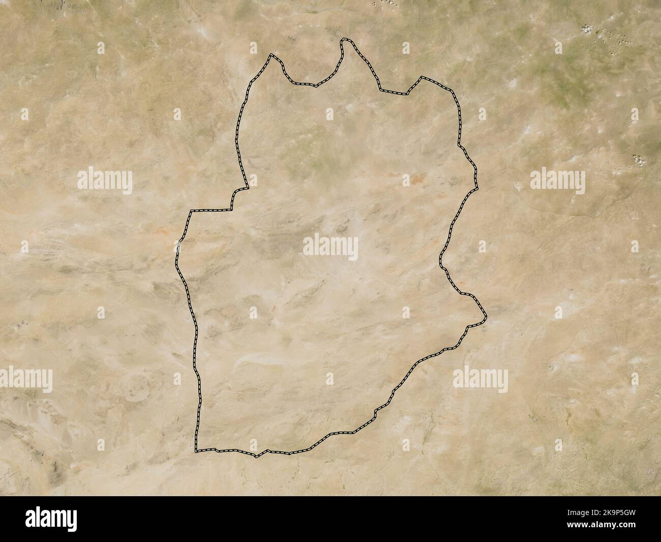 Dornogovi, province of Mongolia. Low resolution satellite map Stock ...
