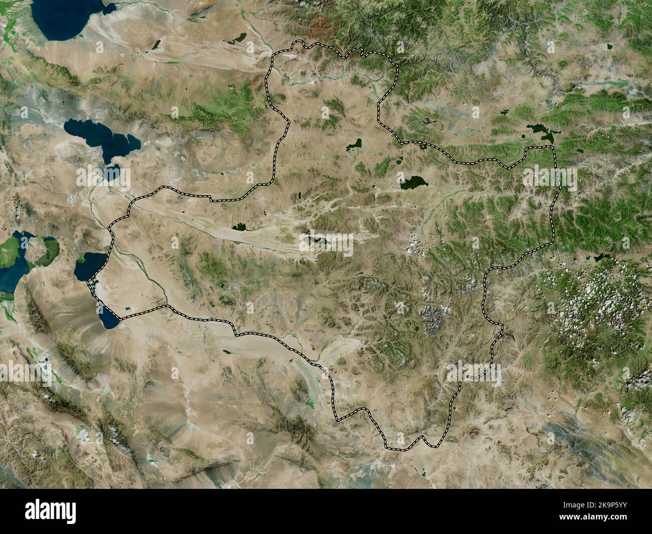 Mongolia map satellite geography hi-res stock photography and images ...