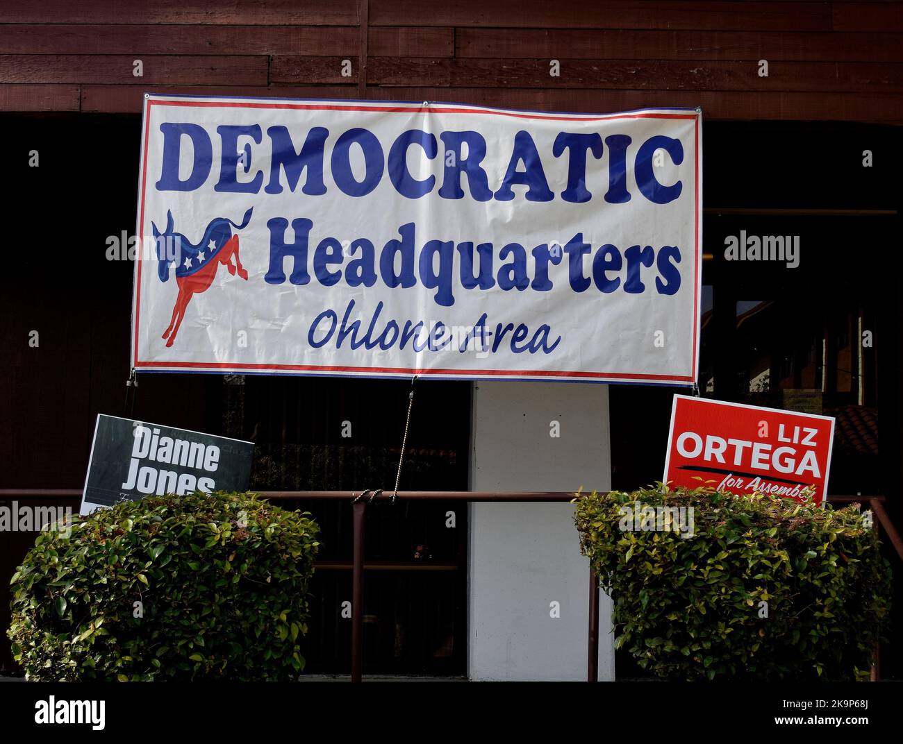 Democratic Party headquarters, Ohlone Area in Fremont, California Stock Photo