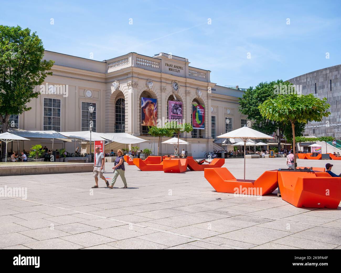 Vienna Austria June 2022 View With The Inner Courtyard Of The Vienna Austria June 2022 View With The Inner Courtyard Of The