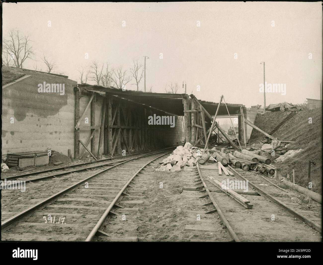 Tomteboda. State Railways, SJ. The worthwhile under construction Stock ...