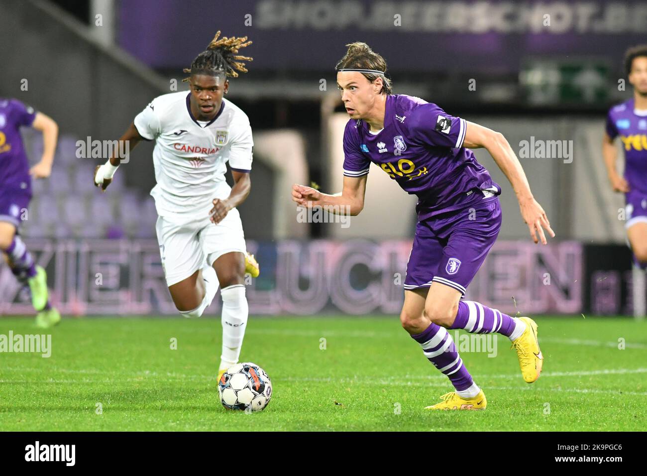 Beerschot's Nokkvi Thorisson pictured in action during a soccer match between K. Beerschot V.A. and RSCA Futures, Saturday 29 October 2022 in Antwerp, on day 11 of the 2022-2023 'Challenger Pro League' first division of the Belgian championship. BELGA PHOTO JILL DELSAUX Credit: Belga News Agency/Alamy Live News Stock Photo