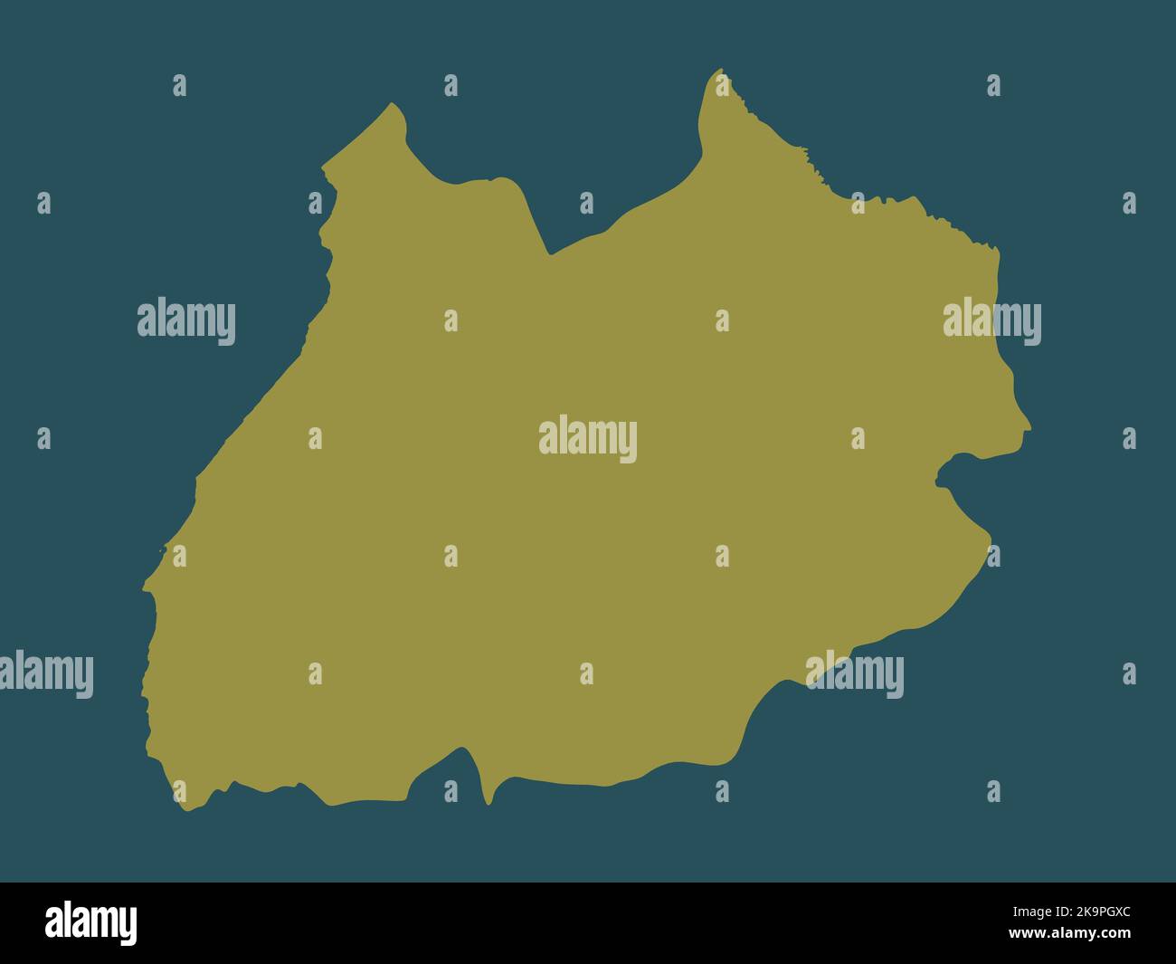 MarrakechSafi, region of Morocco. Solid color shape Stock Photo Alamy