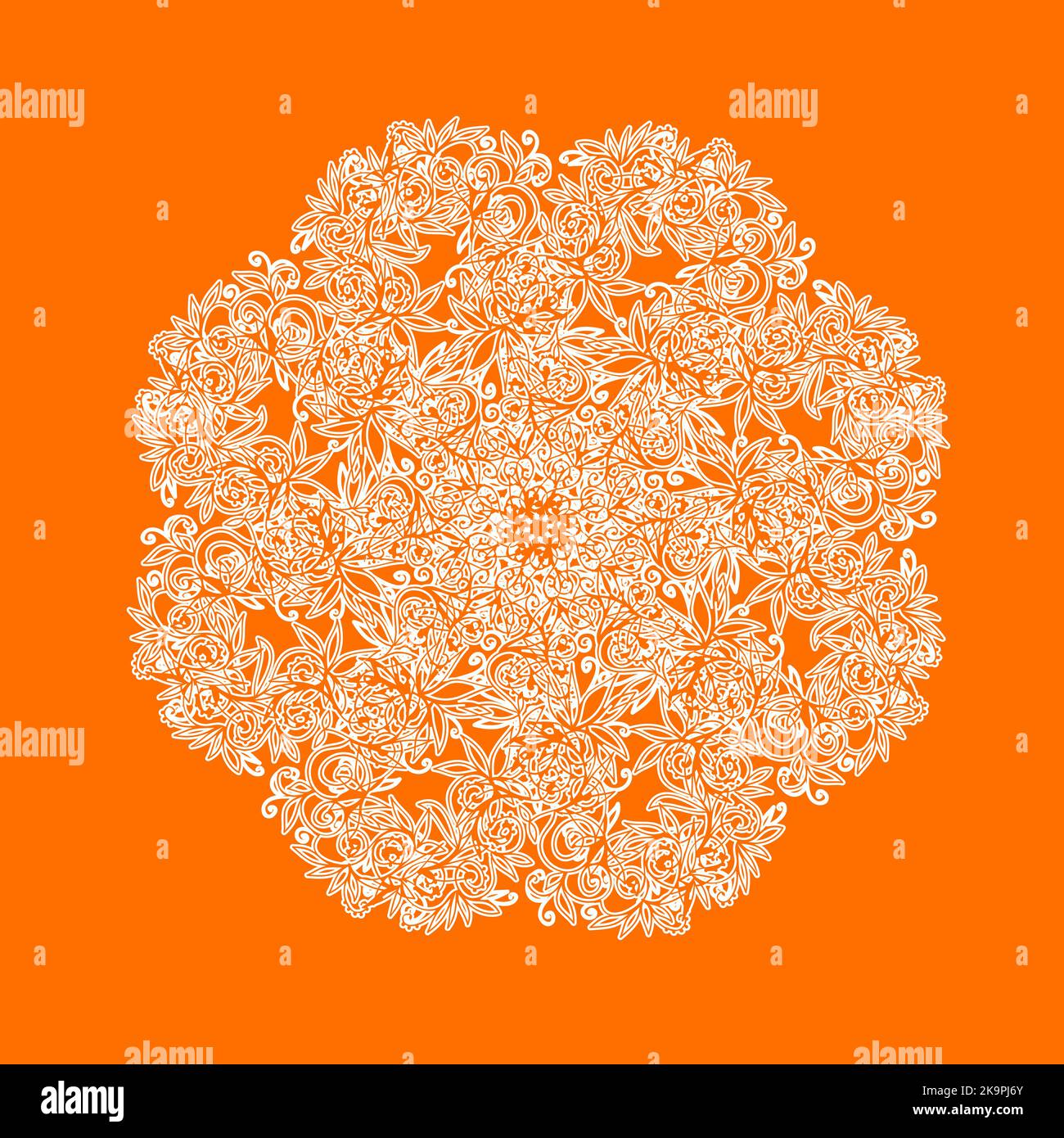 Ornate page cover, ornamental pattern template for design Stock Vector ...