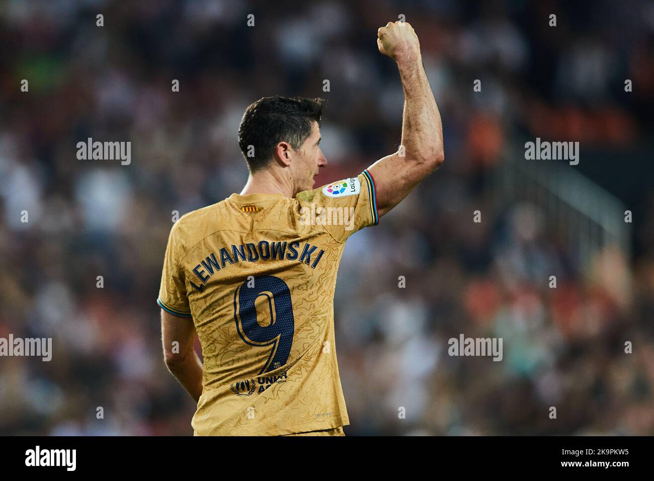 Goal of Robert Lewandowski (FC Barcelona, #9 Stock Photo - Alamy