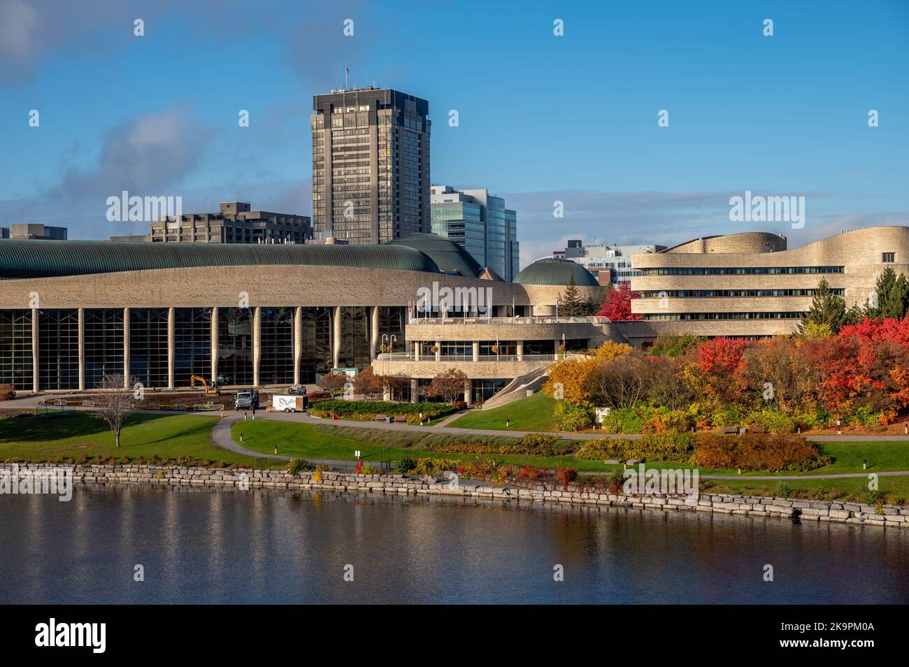 Gatineau, Quebec October 19, 2022 Facade of the Canadian Museum of History (Former known as