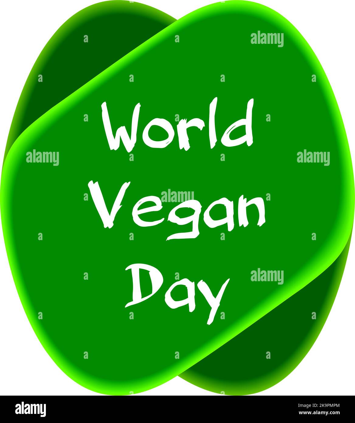 Concept Vector Card - World Vegan Day Template Stock Vector Image & Art ...