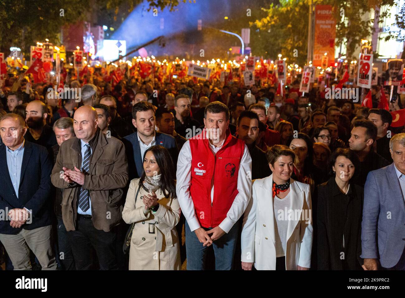 October 29, 2022: October 29, 2022 in Istanbul, Turkey: Kadikoy Mayor ...