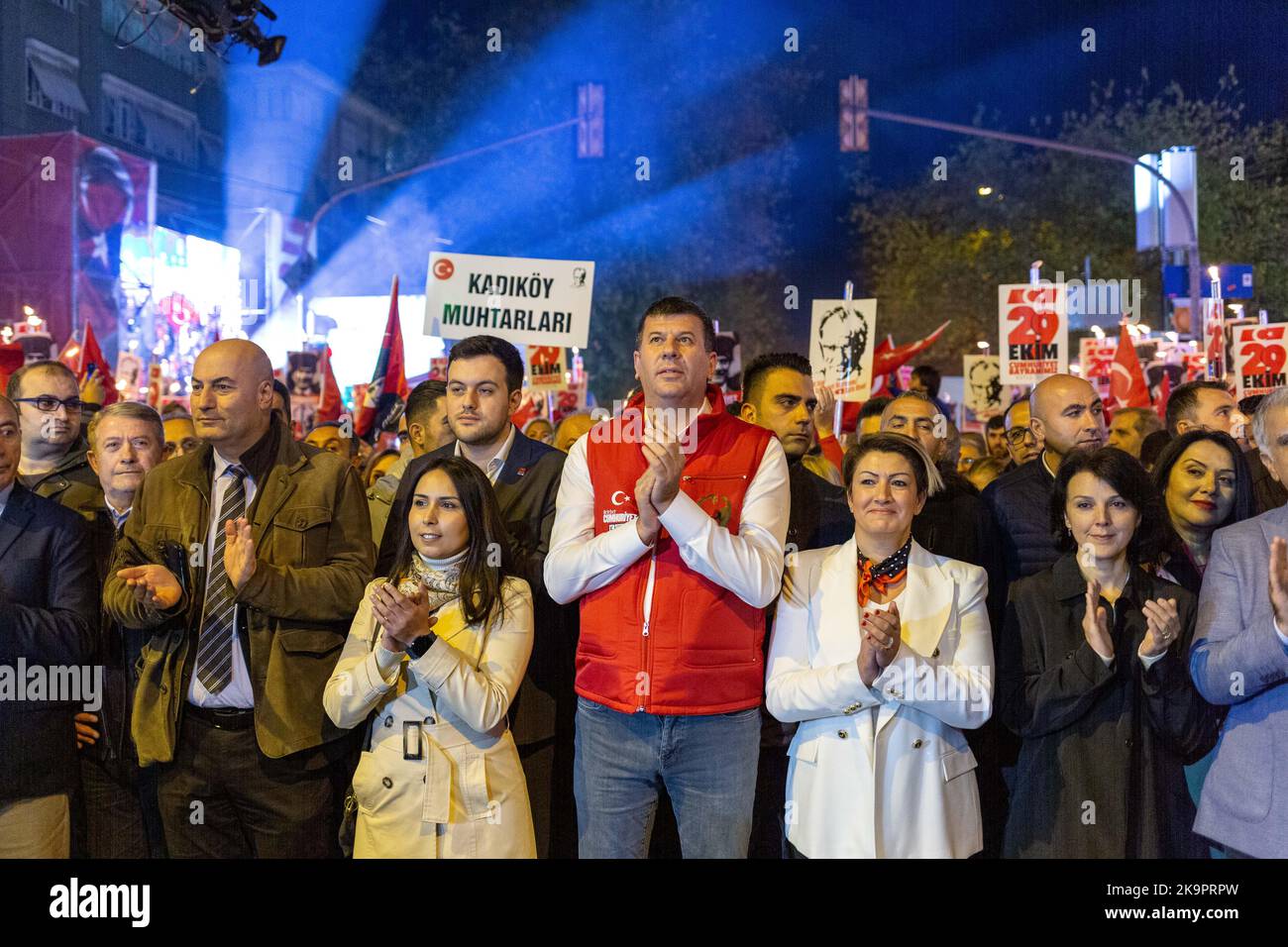 October 29, 2022: October 29, 2022 in Istanbul, Turkey: Kadikoy Mayor ...