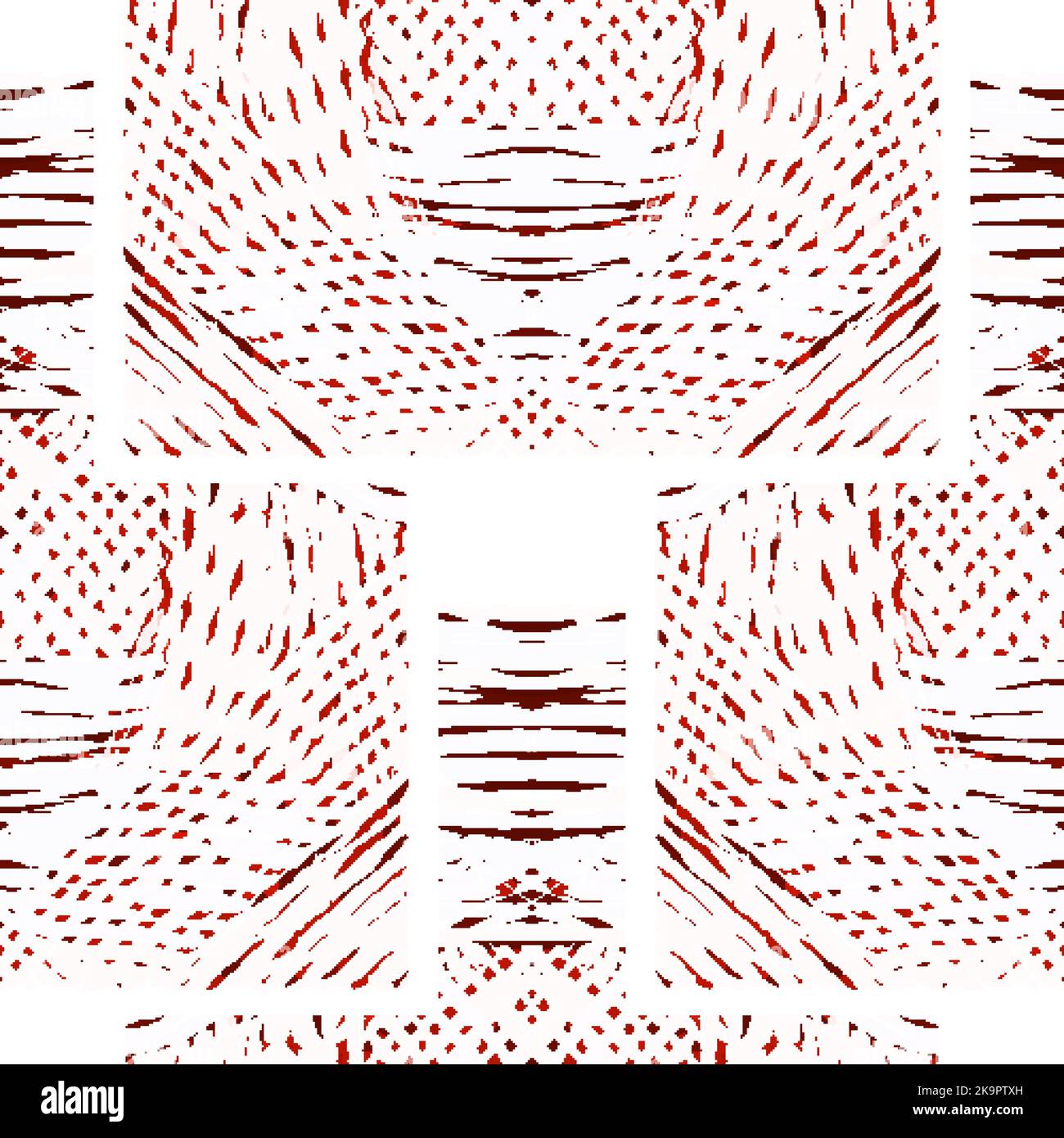 Colorful decorative seamless pattern of abstract lines and shapes Stock ...