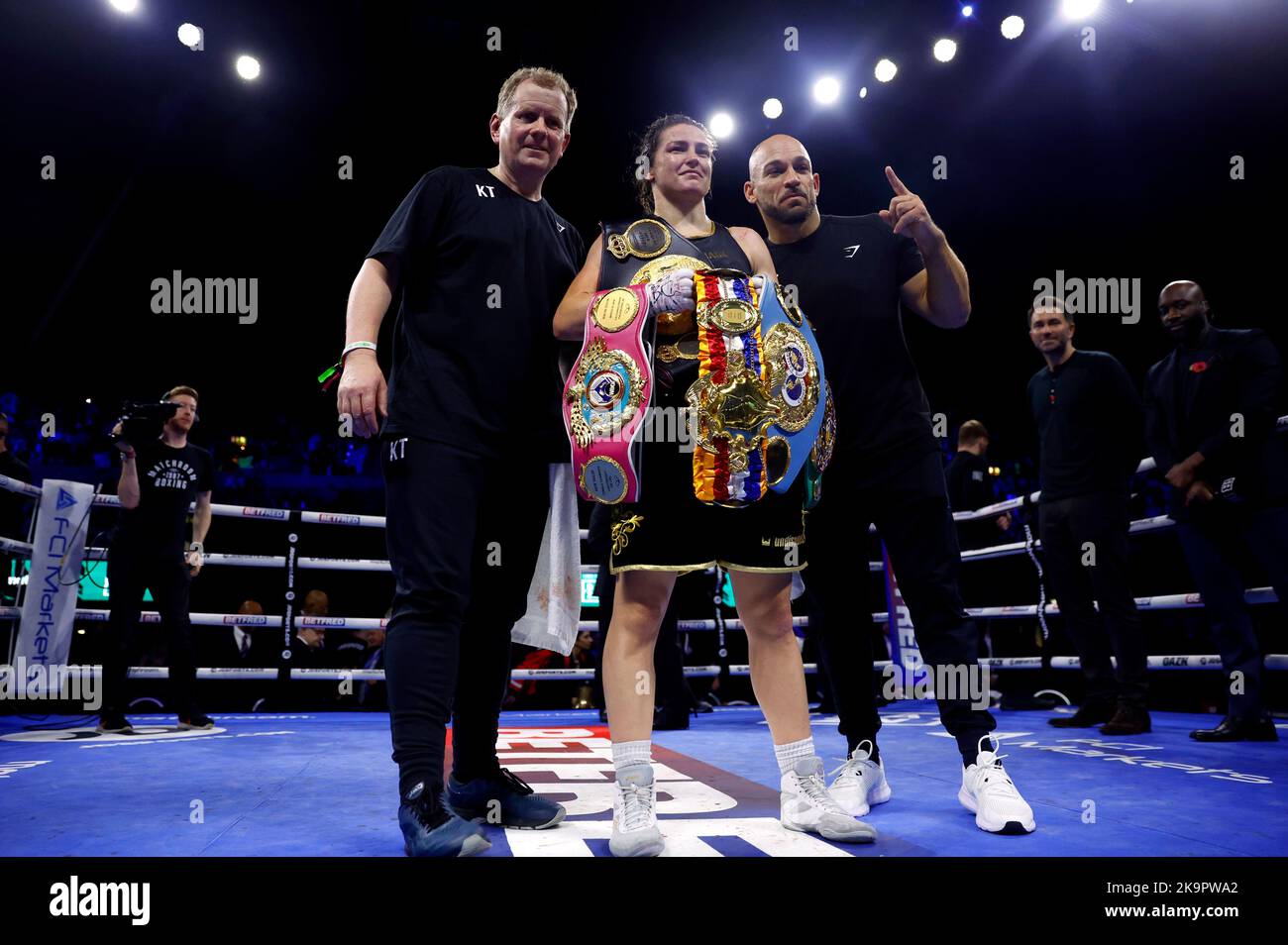 Katie taylor boxing belts hi-res stock photography and images - Alamy