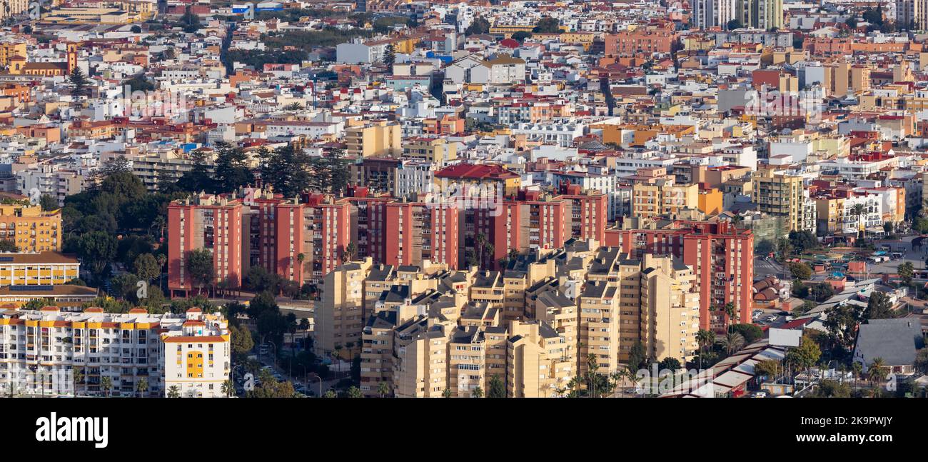Aerial View of Residential Apartment Buildings in the city of La Linea