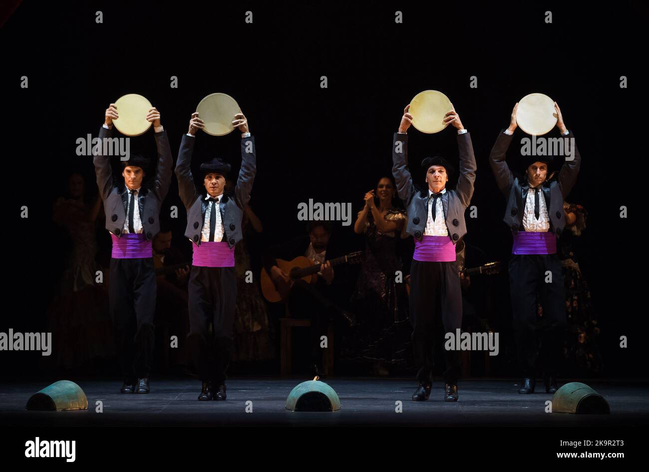 Malaga Spain 29th Oct 2022 Dancers perform on the stage during the Malaga Spain 29th Oct 2022 Dancers perform on the stage during the