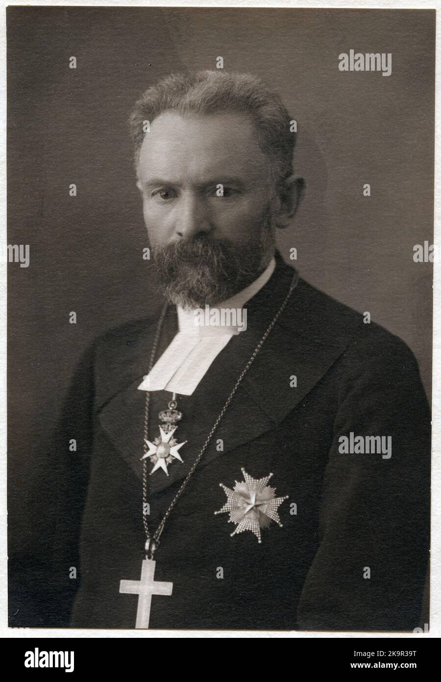 Bishop and hymn writer Johan Alfred Eklund. Stock Photo
