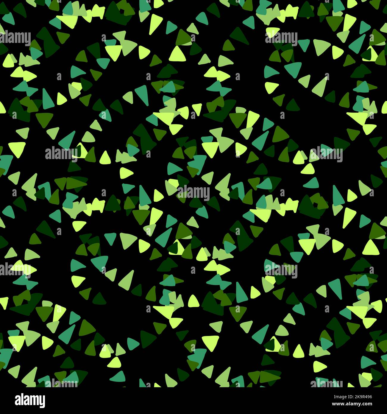 Abstract seamless decortaive pattern with colorful ornaments. Stock Vector