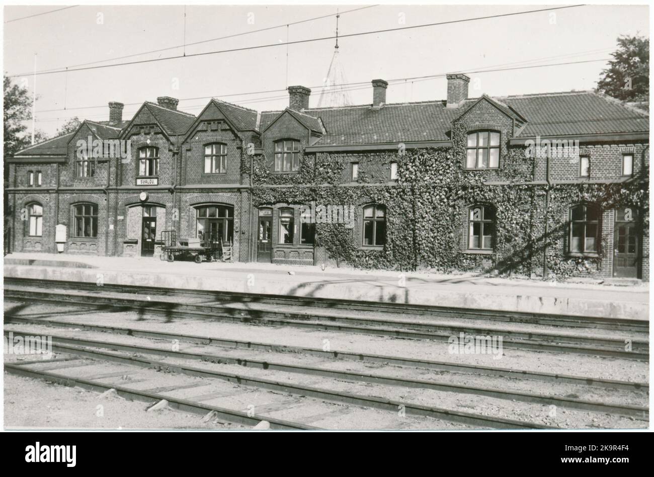 View at Svalöv station Stock Photo - Alamy