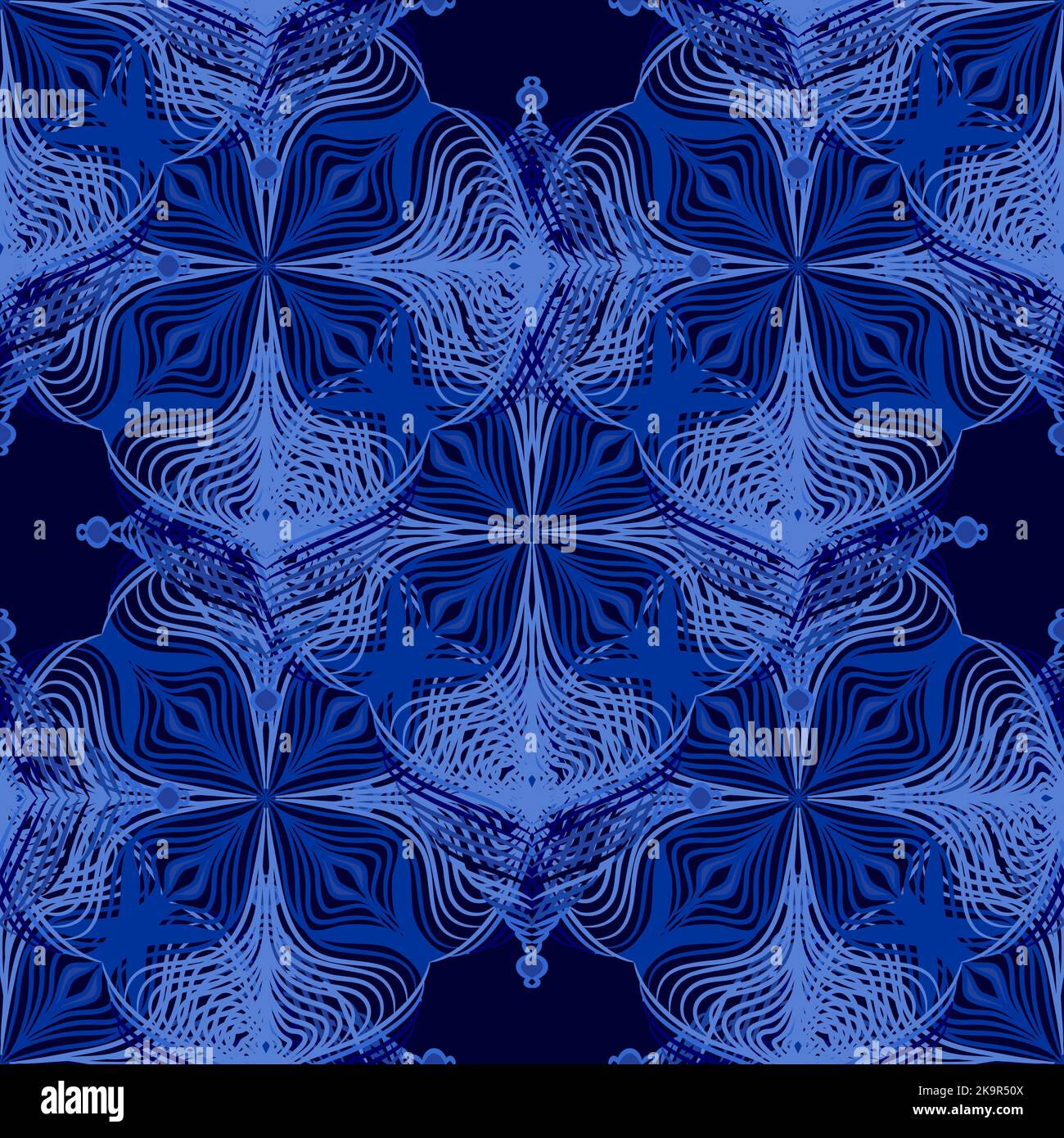 Decorative seamless background with abstract lacy ornament Stock Vector ...