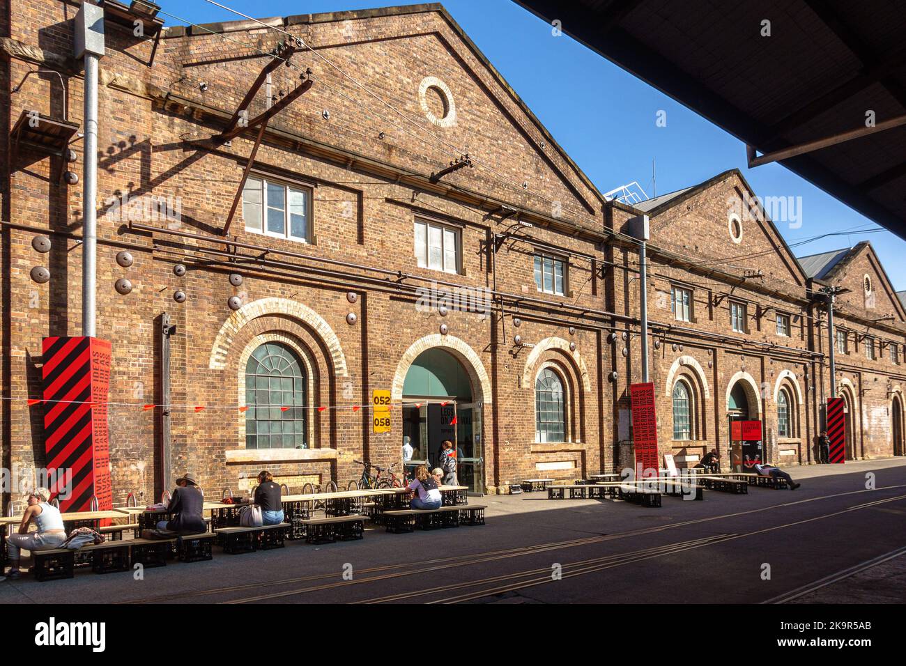 The Carriageworks contemporary arts centre in Eveleigh, Sydney, New South Wales Stock Photo