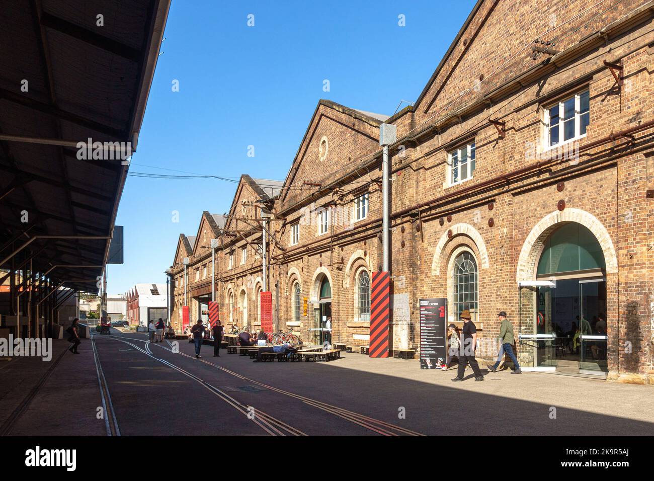 The Carriageworks contemporary arts centre in Eveleigh, Sydney, New South Wales Stock Photo