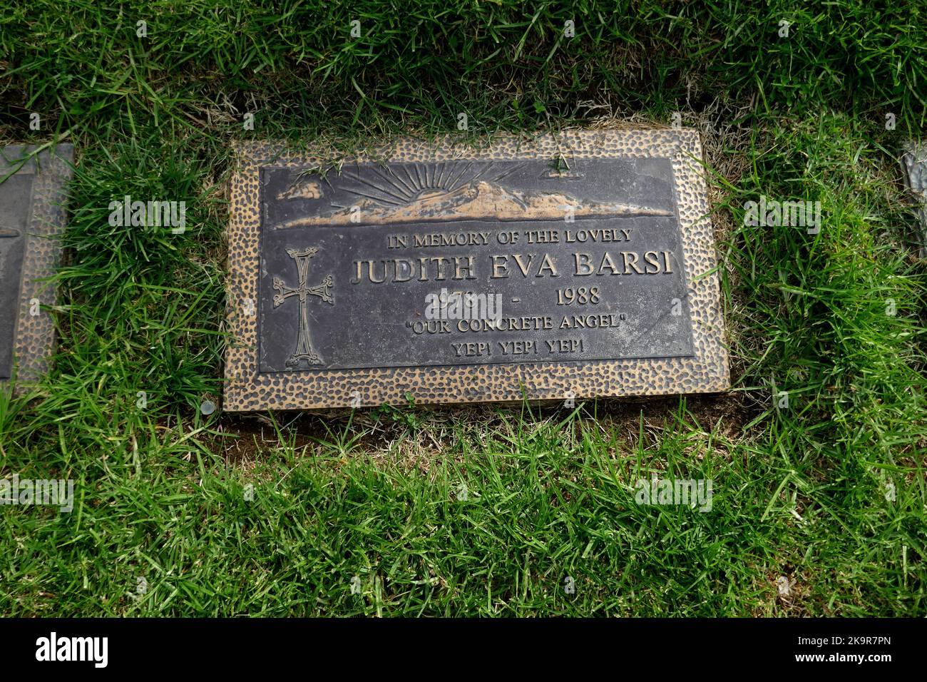 Los Angeles, California, USA 28th October 2022 Actress Judith Barsi's Grave at Forest Lawn Memorial Park Hollywood Hills on October 28, 2022 in Los Angeles, California, USA. Photo by Barry King/Alamy Stock Photo Stock Photo