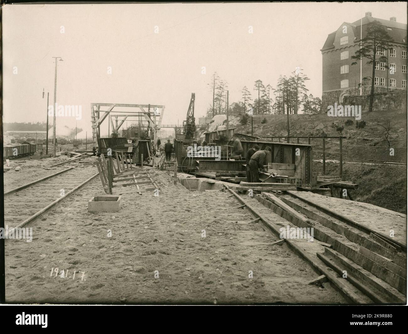 Tomteboda. State Railways, SJ. The worthwhile under construction Stock ...