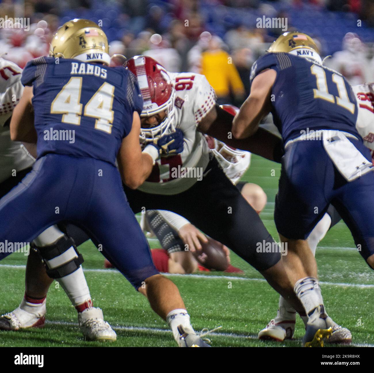 Annapolis, Maryland, USA. 29th Oct, 2022. Temple lineman XACH GILL (91