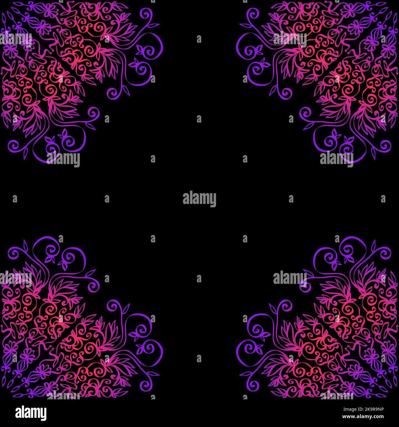 Doodle hand drawn frame. Vector illustration Stock Vector Image & Art ...