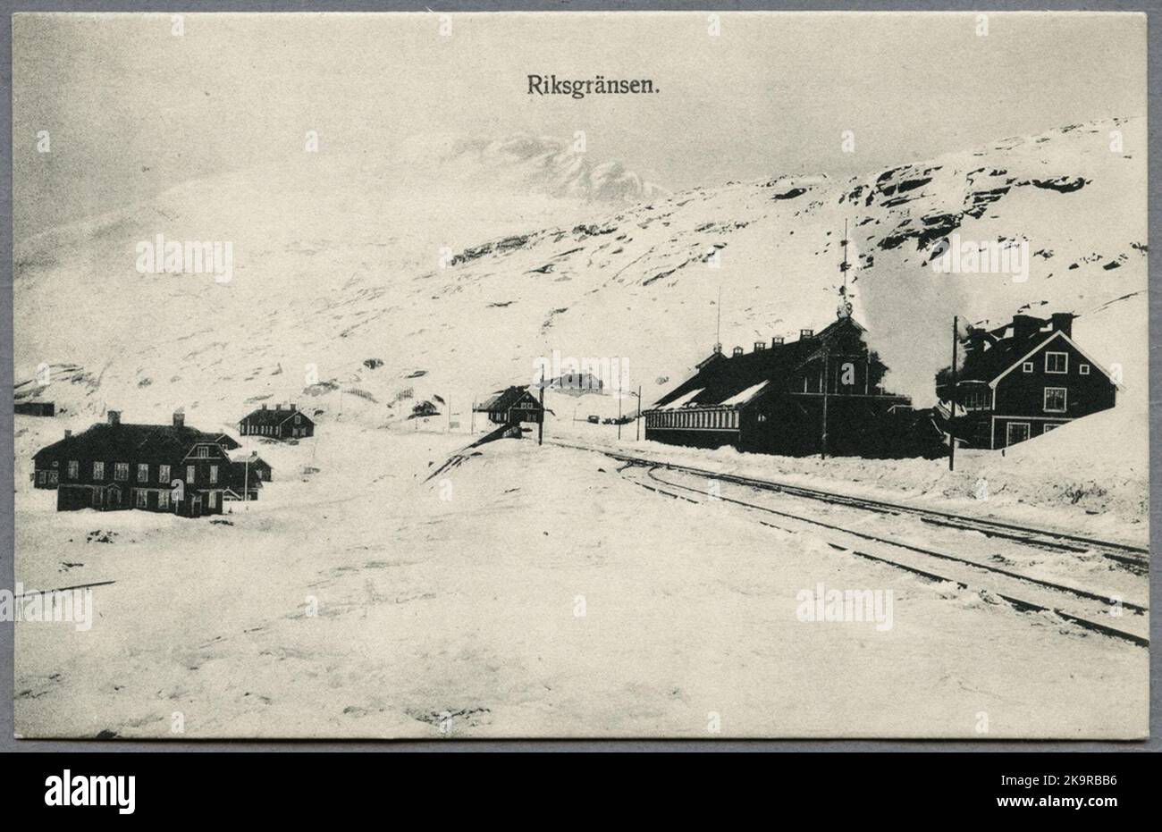 The national border station Stock Photo Alamy