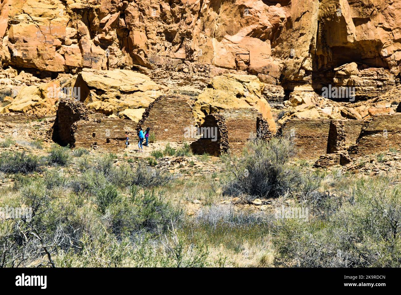 Chaco Culture National Historical Park in New Mexico Stock Photo