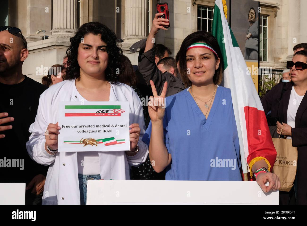 Iranian doctors protest hi-res stock photography and images - Alamy