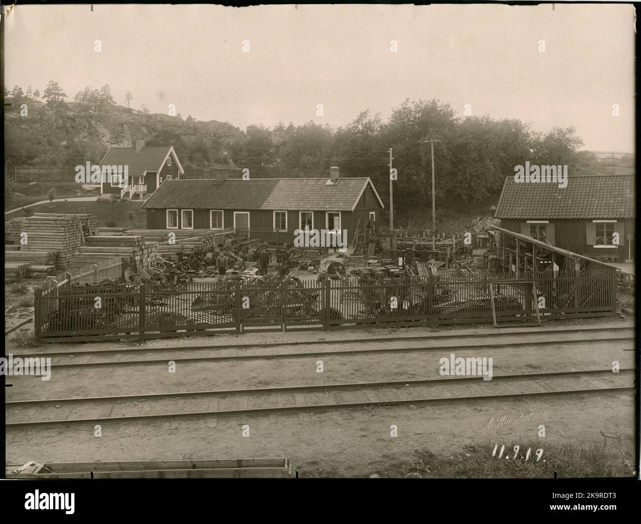 State Railways, SJ, Tomteboda Signal Workshop Stock Photo - Alamy