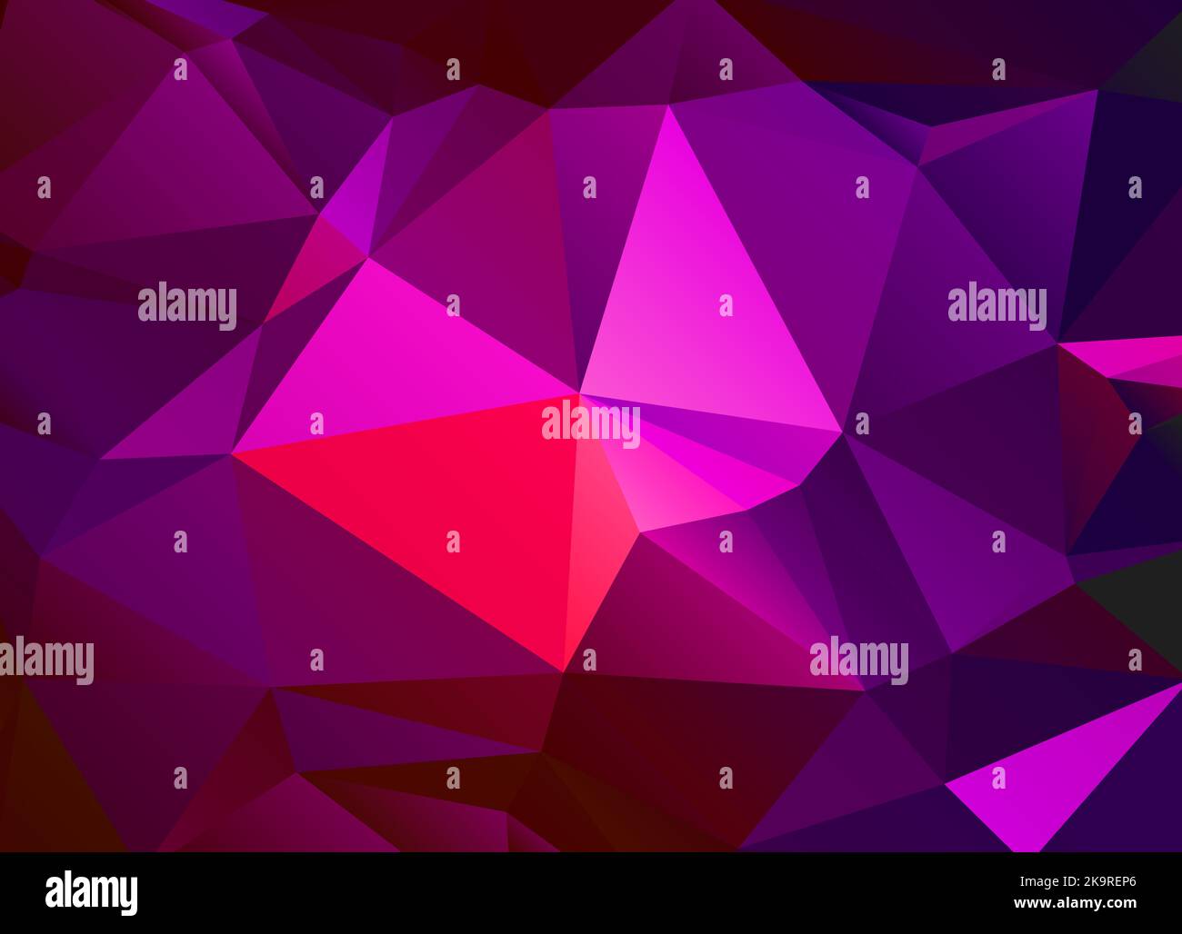 Abstract geometric background of triangular polygons. Vector ...