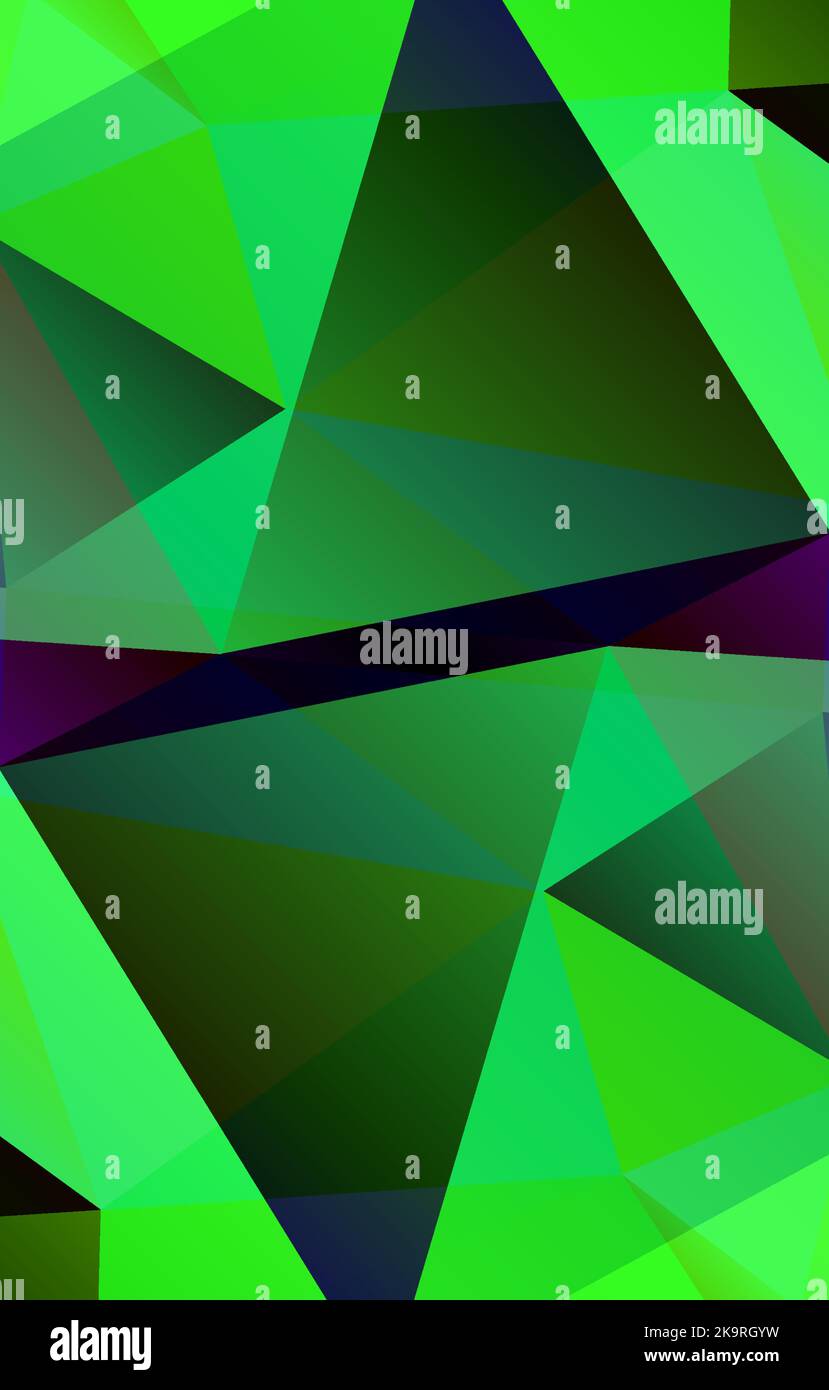 Abstract geometric background of triangular polygons. Vector ...
