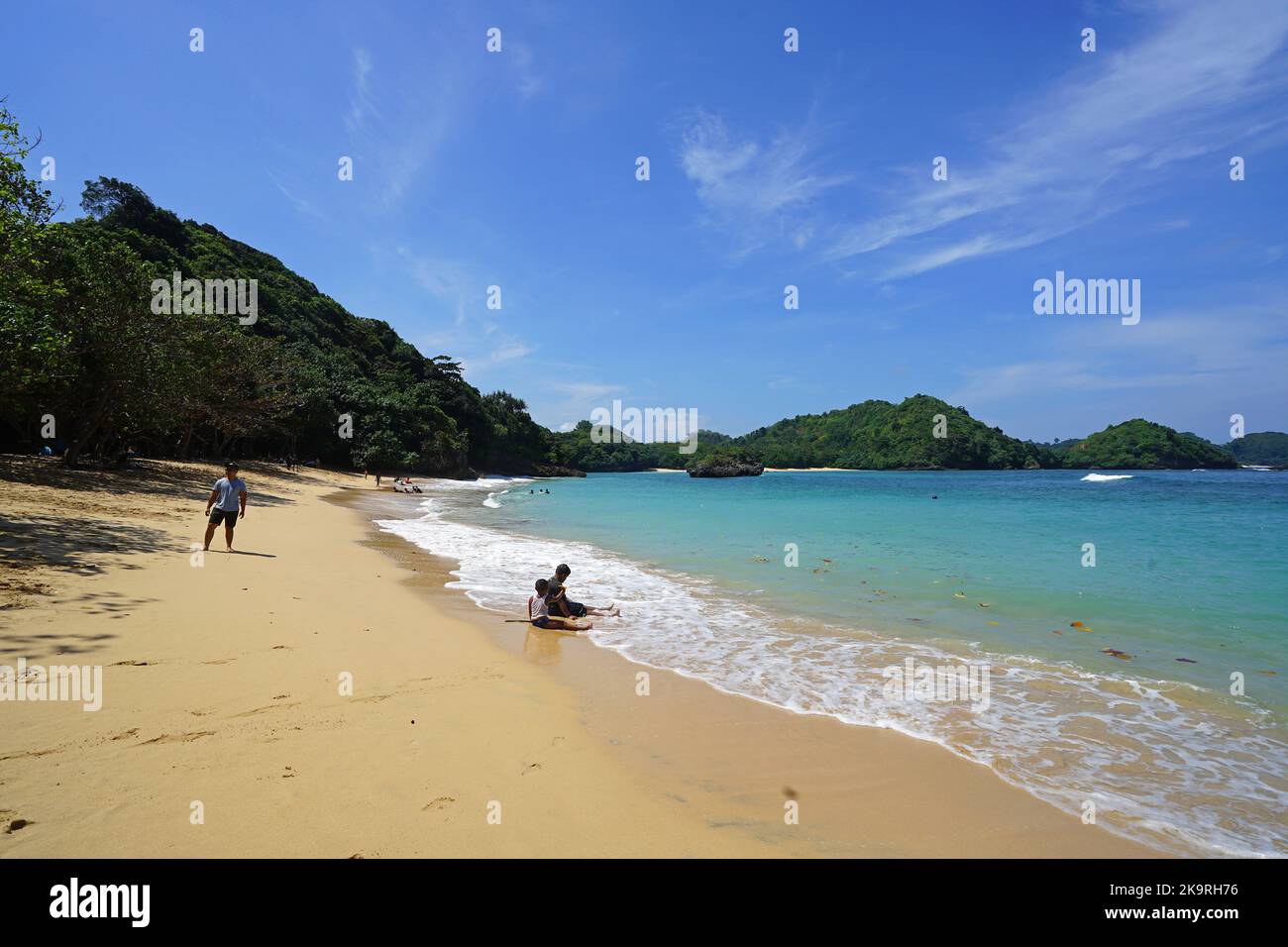 Pantai Teluk Asmara Beach, Malang, East Java, Indonesia Stock Photo - Alamy