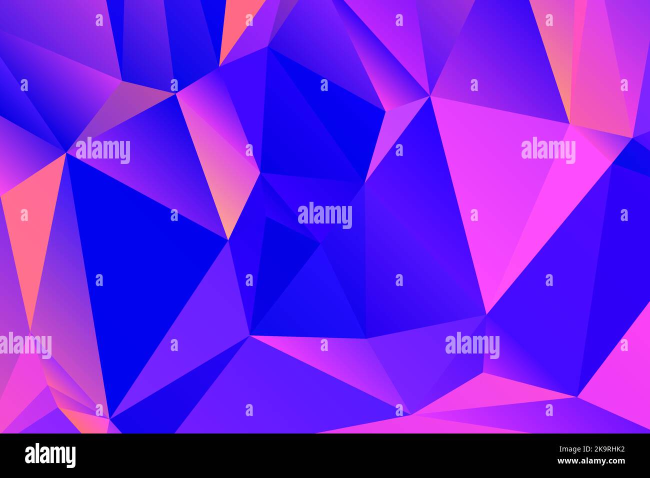 Abstract geometric background of triangular polygons. Vector ...