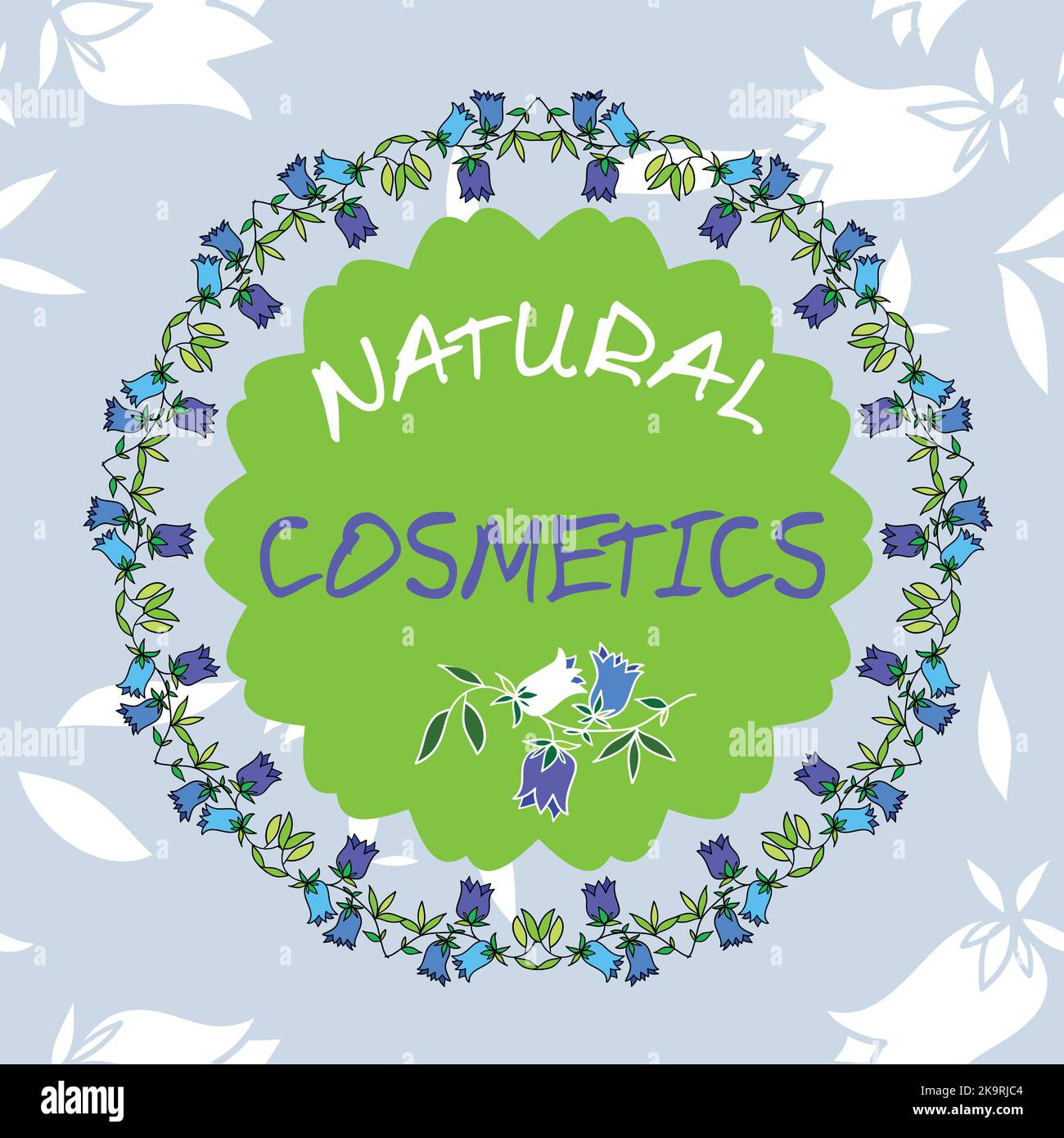 Label for natural cosmetic products. Organic product badge. Vector ...