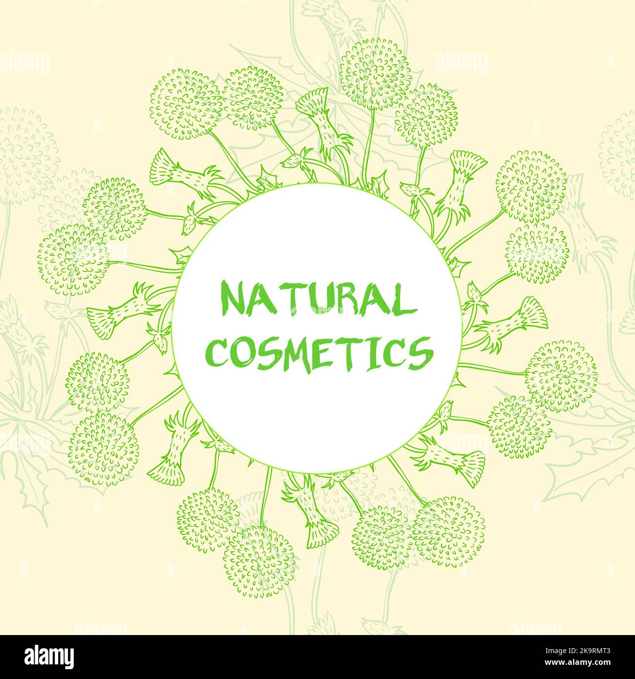 Label for natural cosmetic products. Organic product badge. Vector ...