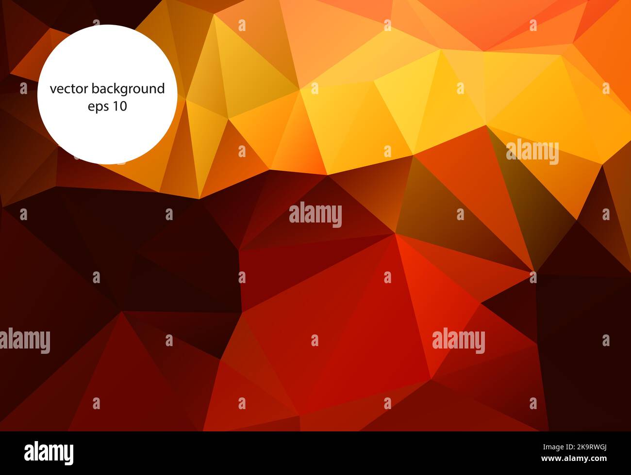 Abstract decorative vector background with triangular polygons Stock ...